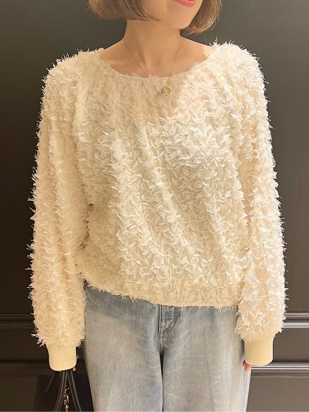 yahataさんの「DRESSTERIOR｜ヴィンテージ加工ワイドデニムパンツ」を使ったコーディネート