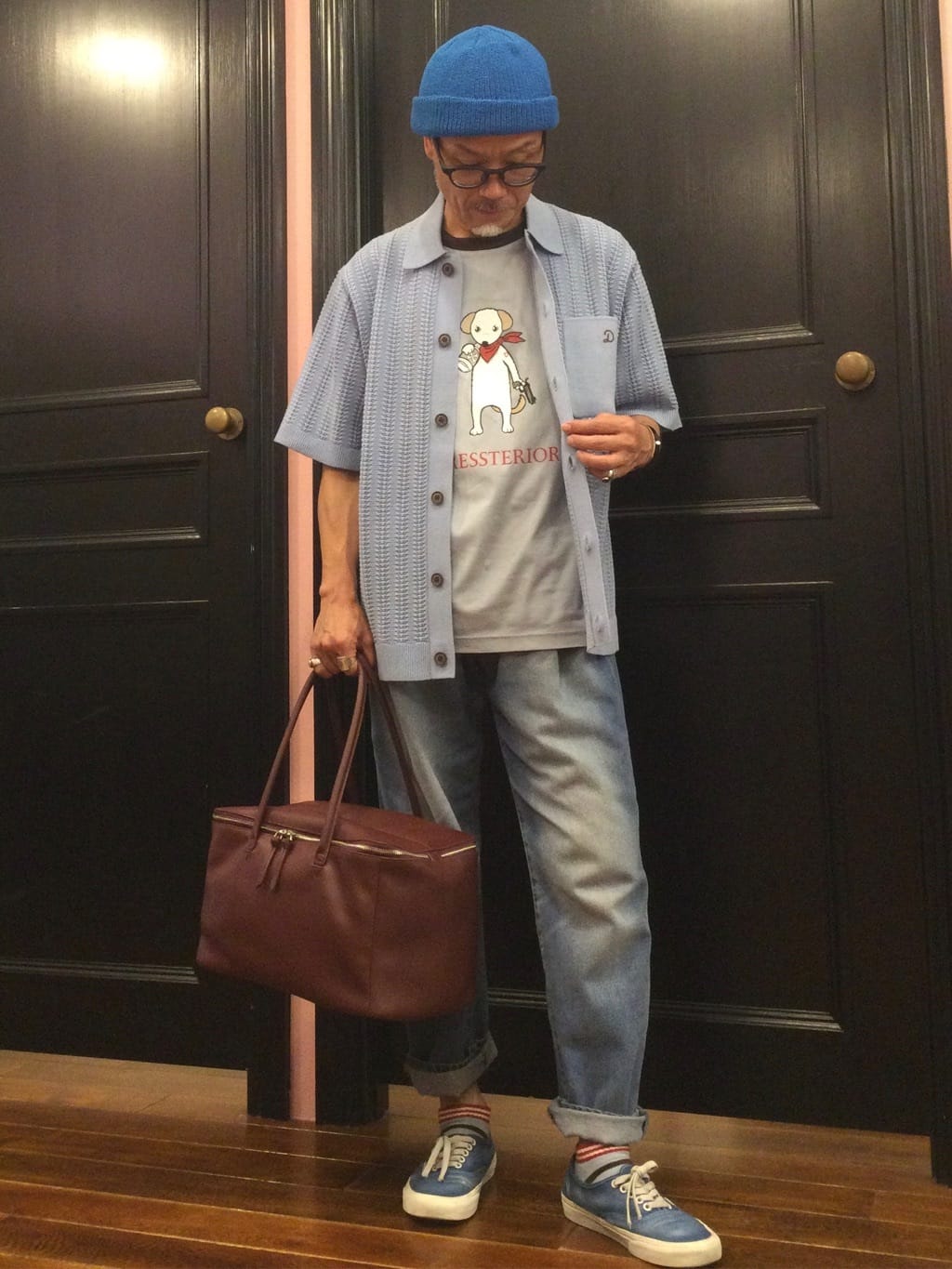 torigoeさんの「DRESSTERIOR｜ボーダーショートソックス」を使ったコーディネート
