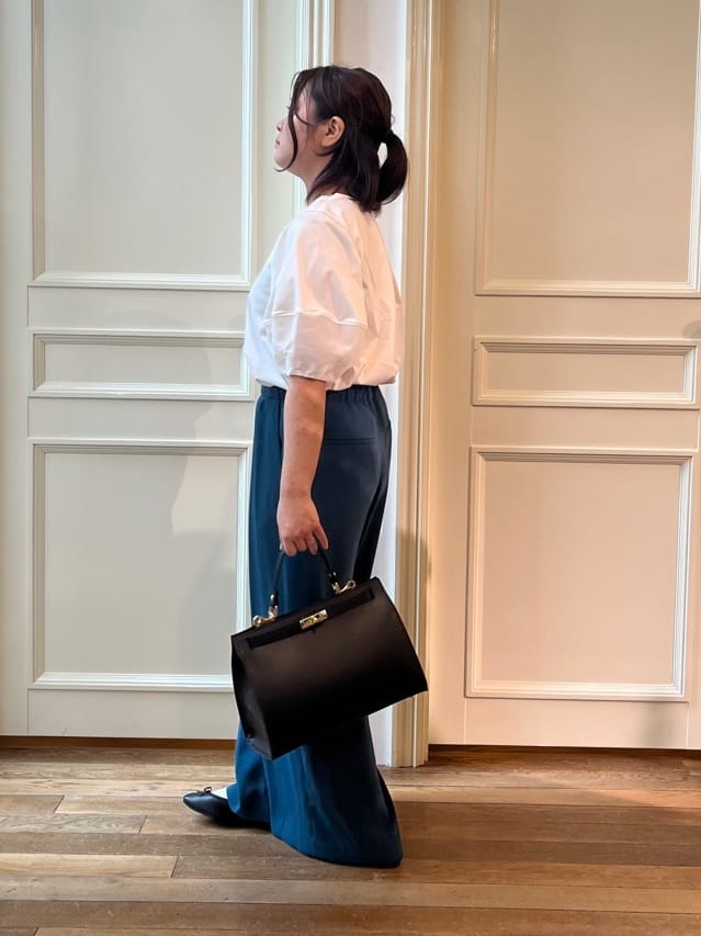 なべちゃんさんの「DRESSTERIOR｜◆ソフトレザーバレエシューズ」を使ったコーディネート