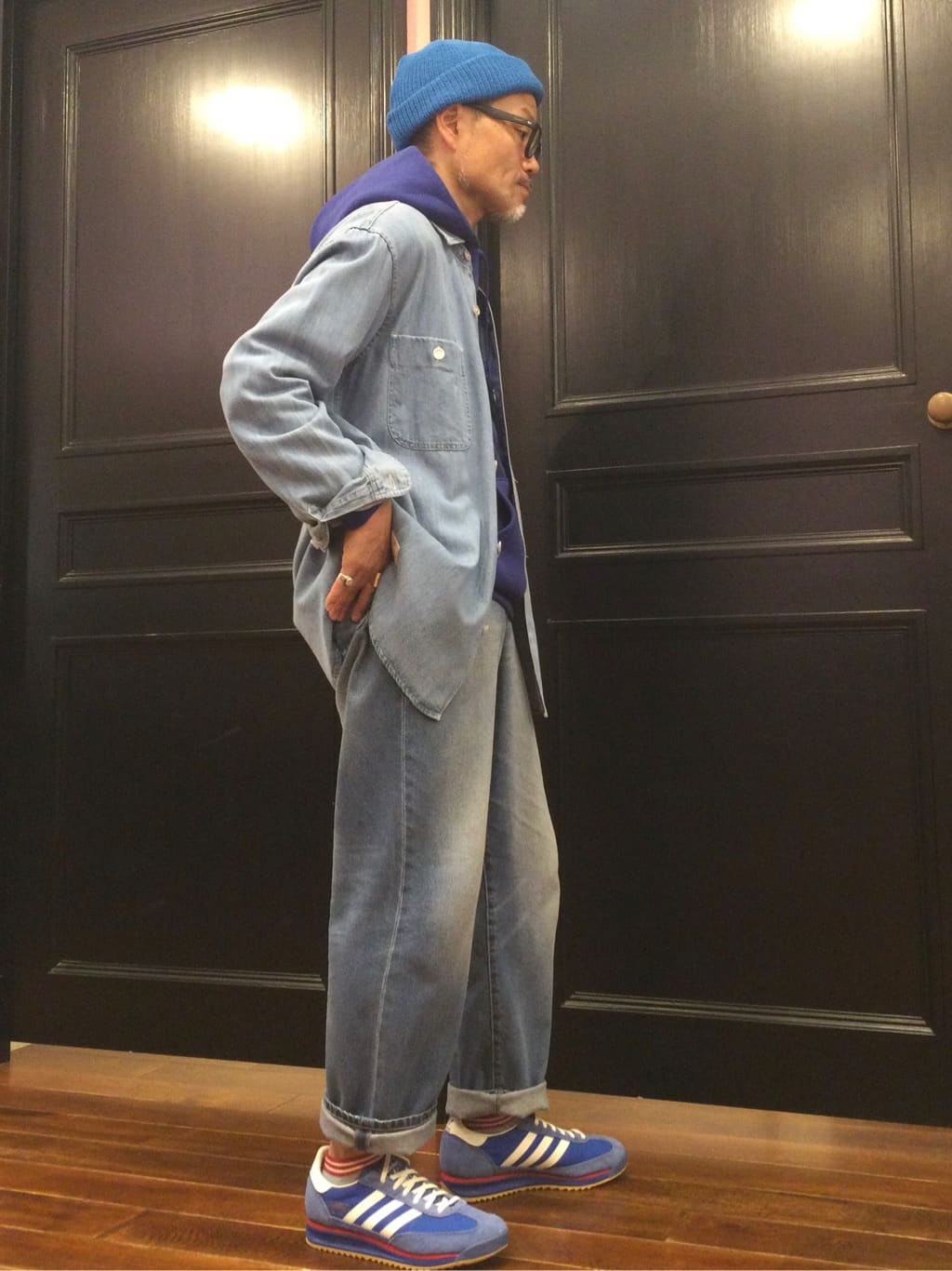 torigoeさんの「DRESSTERIOR｜ボーダーショートソックス」を使ったコーディネート