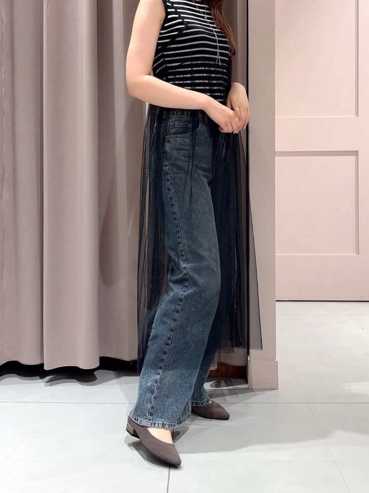 RINAさんの「ESPERANZA｜《定番》晴雨兼用クッションフラットパンプス」を使ったコーディネート