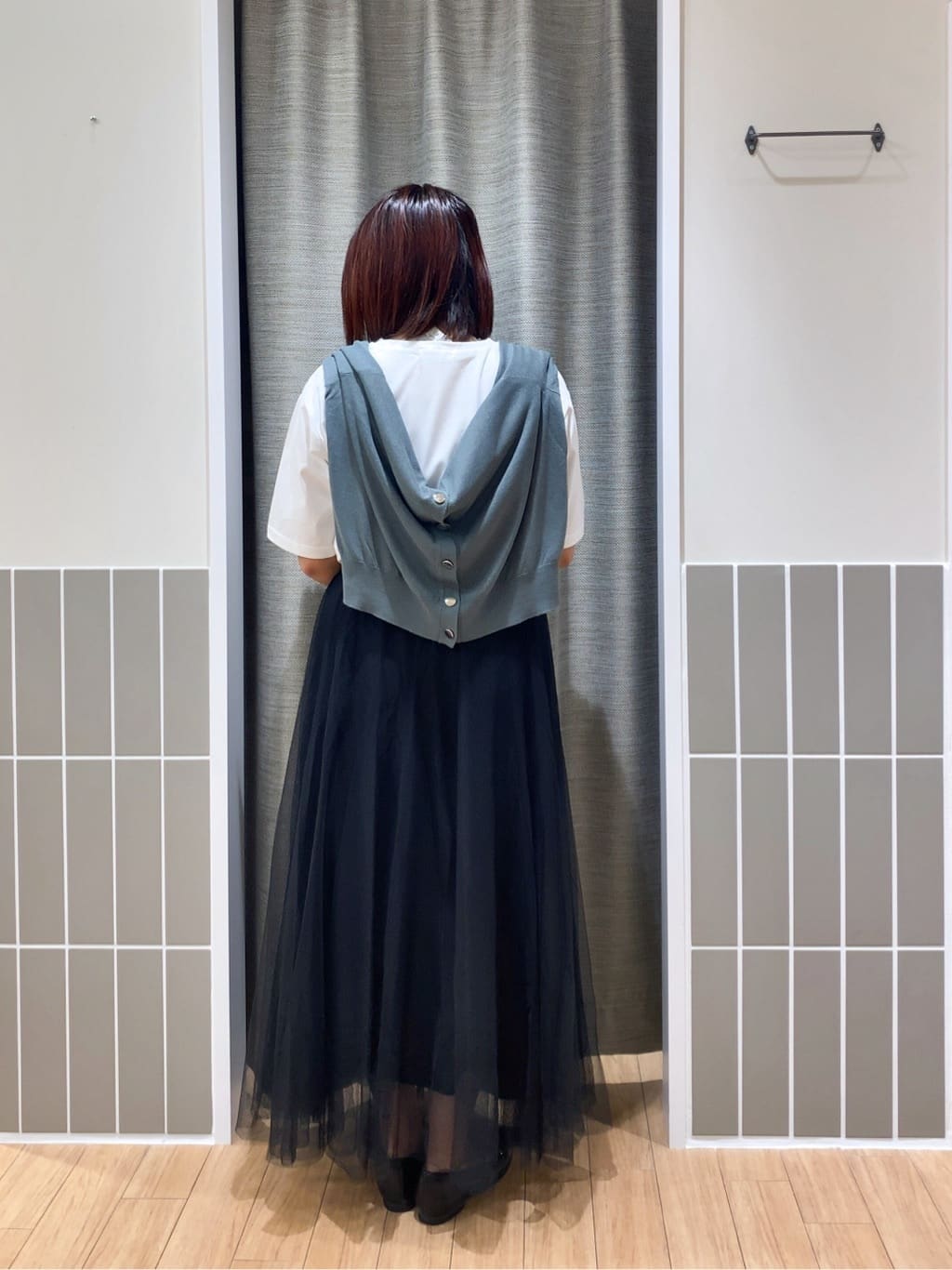 myuさんの「grove｜メタルパーツローファーパンプス【晴雨兼用】」を使ったコーディネート