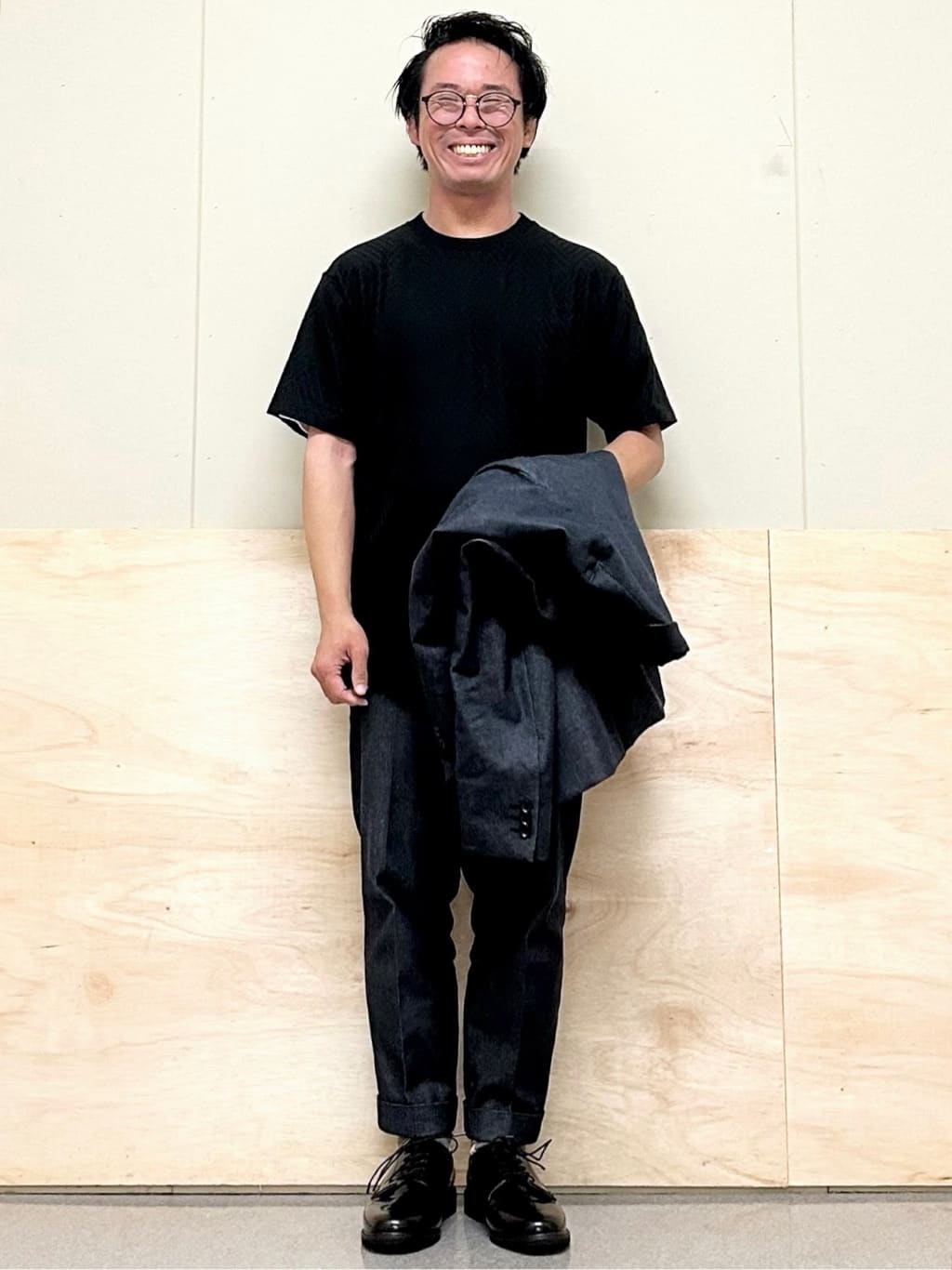KENJI Iさんの「THE SHOP TK｜【ご好評につき再入荷！！】L字クラッチバッグ 冠婚葬祭/ビジネス/セレモニー/パーティー」を使ったコーディネート