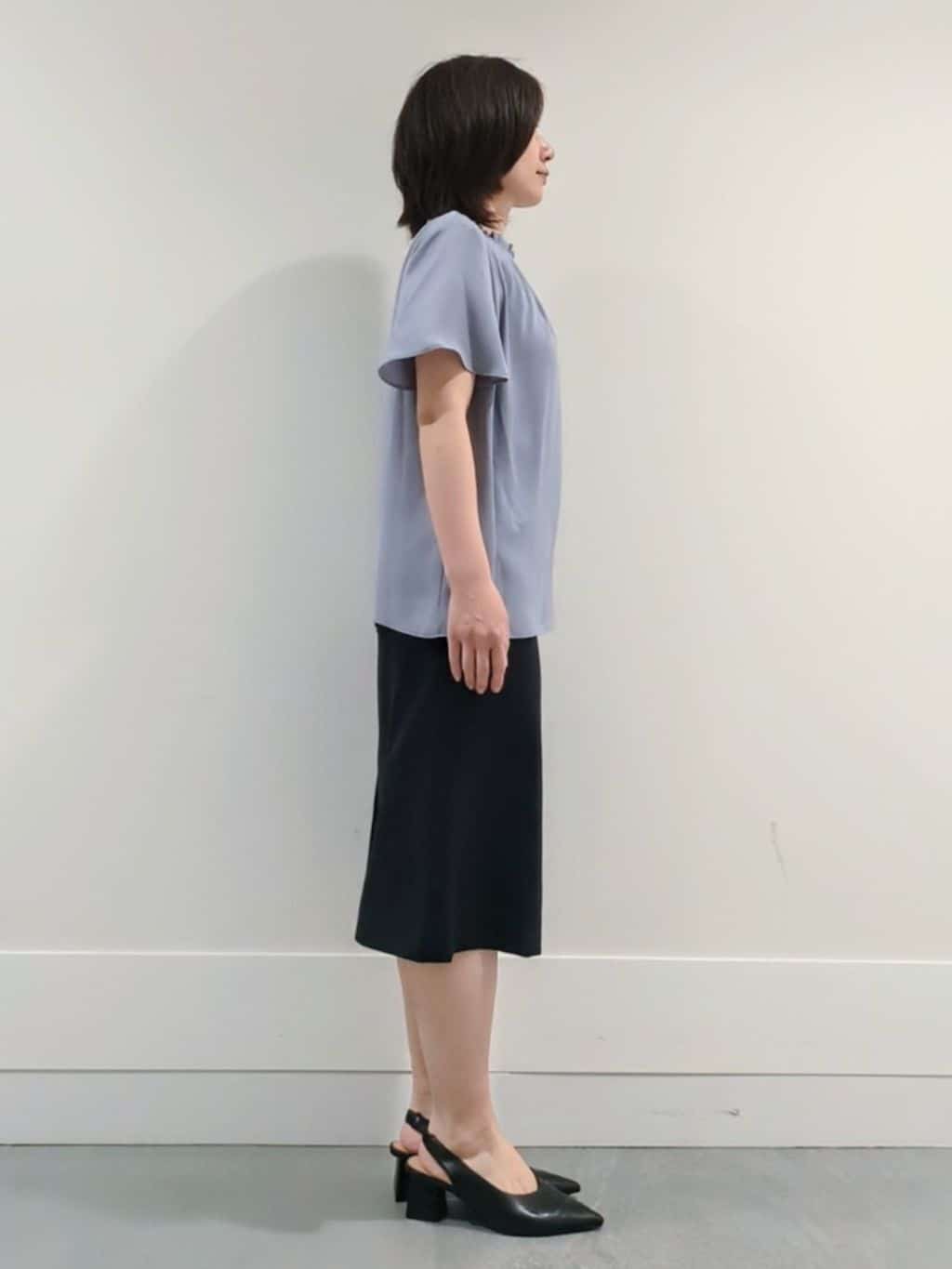 ミズタさんの「UNTITLED｜【洗える通勤スーツ】レジェールギャバ ストレッチタイトスカート」を使ったコーディネート