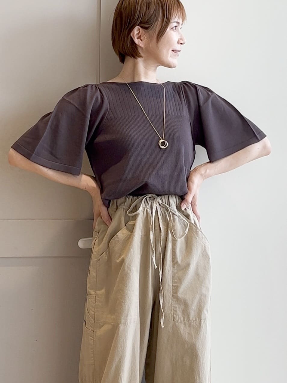 yamakoさんの「grove｜＜Lee&times;grove（別注色あり）＞ PAINTER PANTS」を使ったコーディネート