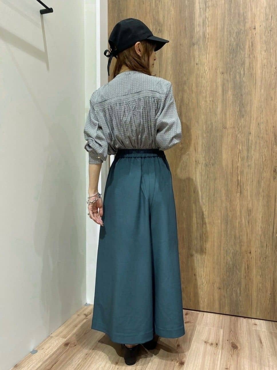 saltさんの「grove｜メタルパーツローファーパンプス【晴雨兼用】」を使ったコーディネート