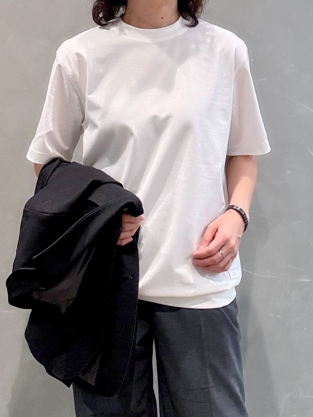 のぐみさんの「TAKEO KIKUCHI｜【抗菌防臭／5サイズ展開】ハイゲージポンチ Tシャツ」を使ったコーディネート