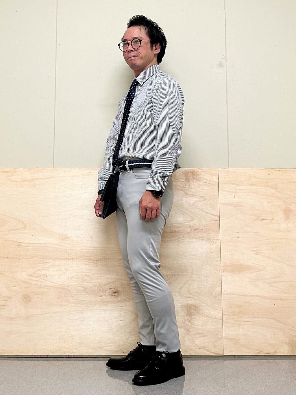 KENJI Iさんの「THE SHOP TK｜2WAYクラッチバッグ【冠婚葬祭/ビジネス/セレモニー/パーティー】」を使ったコーディネート