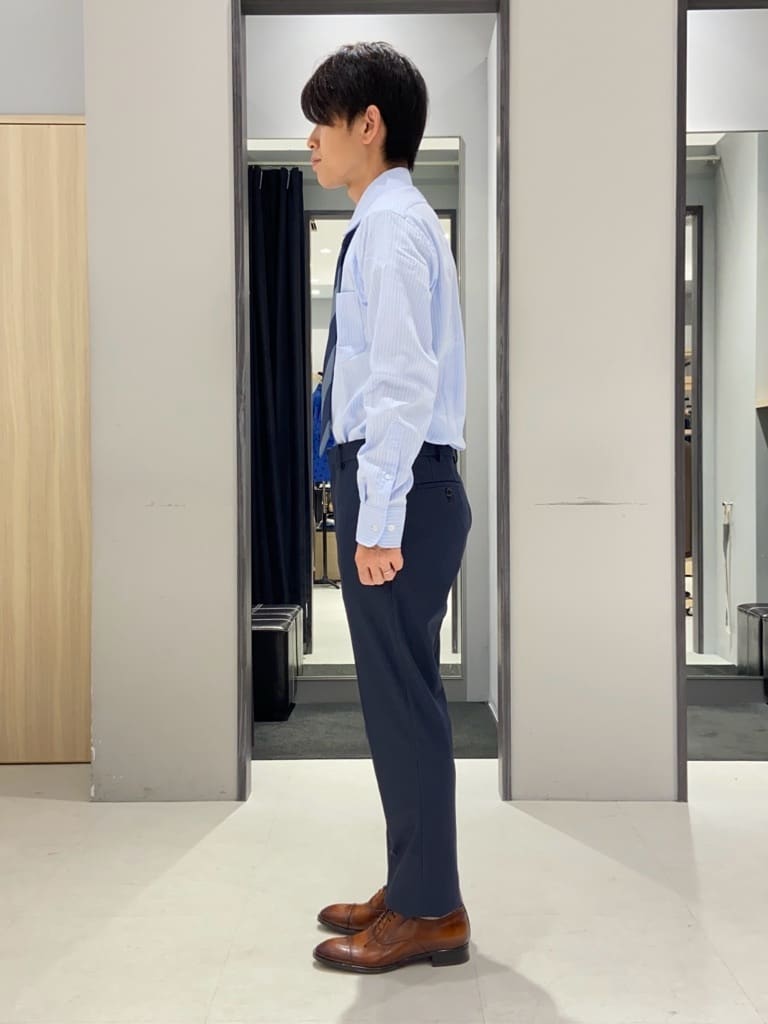 わいずみさんの「TAKEO KIKUCHI｜【Made in JAPAN】ドビーストライプ ドレス シャツ」を使ったコーディネート
