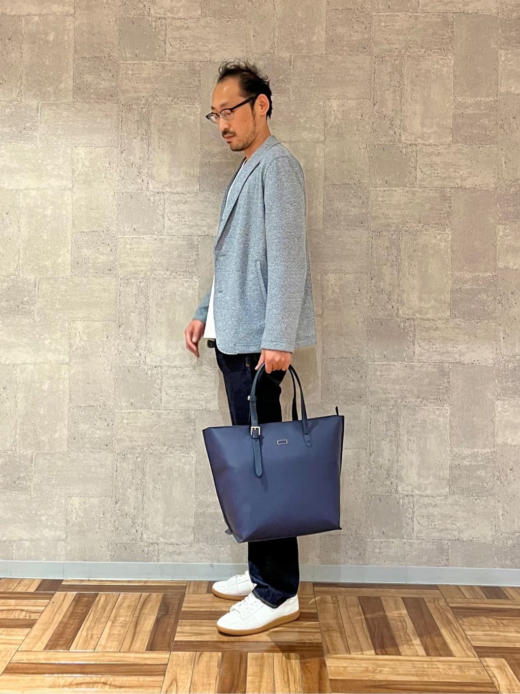 セッキーさんの「TAKEO KIKUCHI｜【モンスターストレッチ】日本製 ワンウォッシュ デニムパンツ」を使ったコーディネート