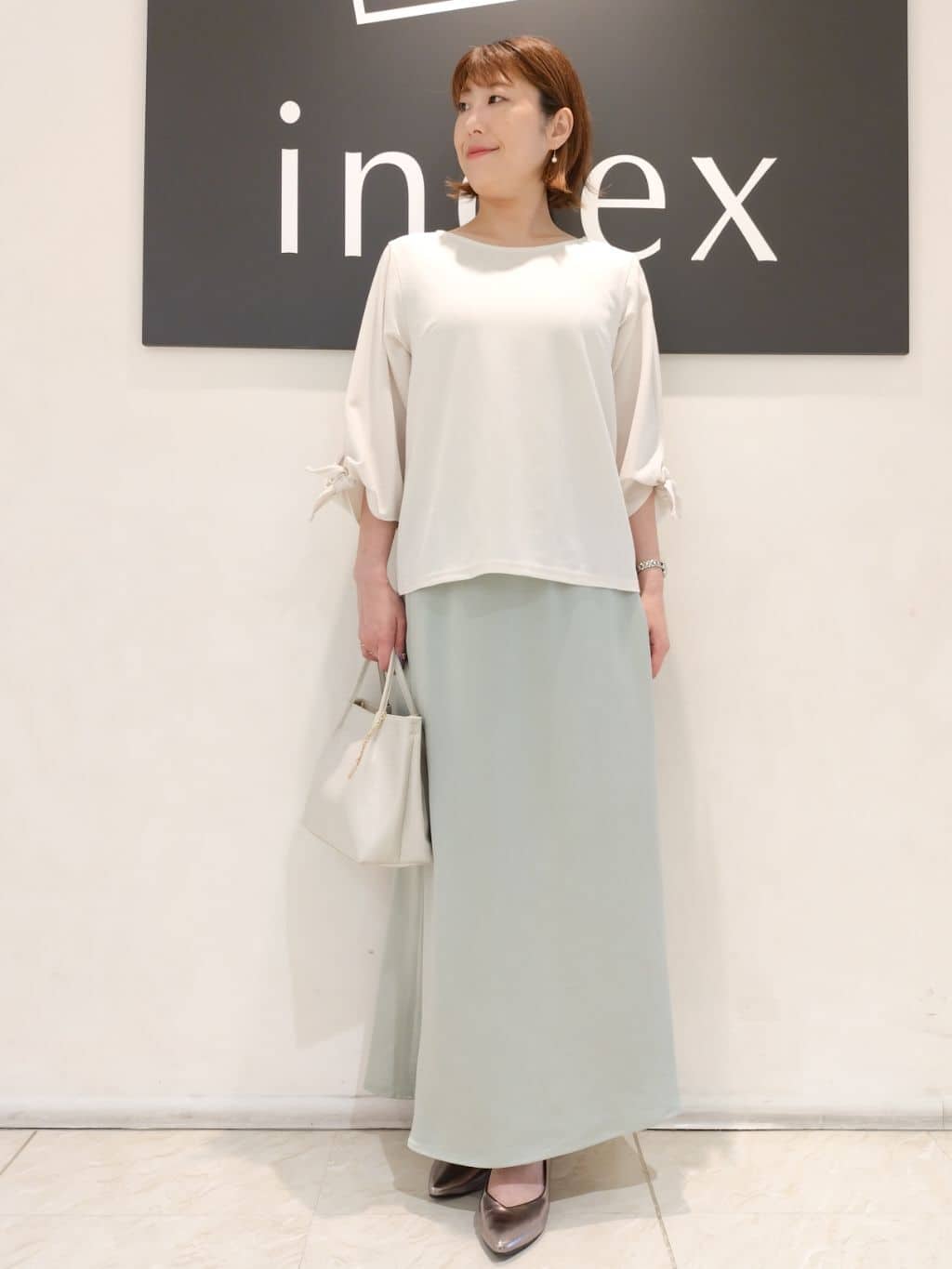 n.さんの「index｜前後2way レースタンクトップ【洗濯機洗い可】」を使ったコーディネート