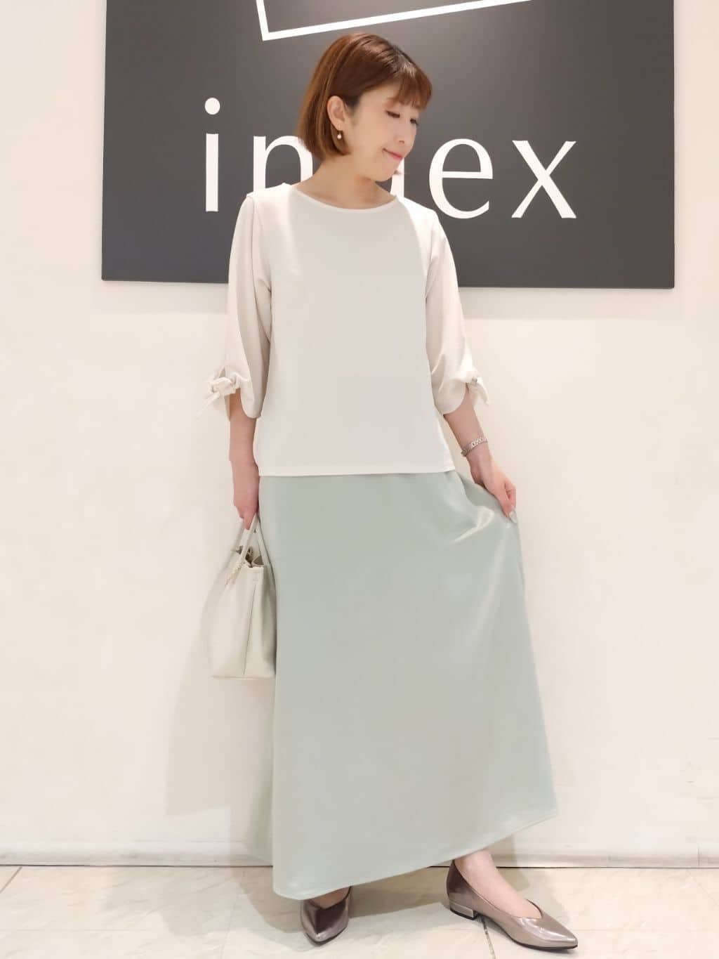 n.さんの「index｜前後2way レースタンクトップ【洗濯機洗い可】」を使ったコーディネート
