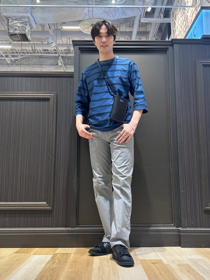 ふみふみさんの「TAKEO KIKUCHI｜【Made in JAPAN】播州織 ストレッチ パンツ」を使ったコーディネート