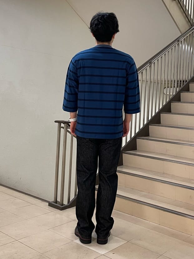 ぶうさんの「TAKEO KIKUCHI｜【モンスターストレッチ】日本製 ワンウォッシュ デニムパンツ」を使ったコーディネート