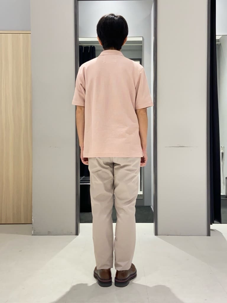 わいずみさんの「TAKEO KIKUCHI｜【抗菌防臭／9色5サイズ展開】ハニカムメランジ ポロシャツ」を使ったコーディネート