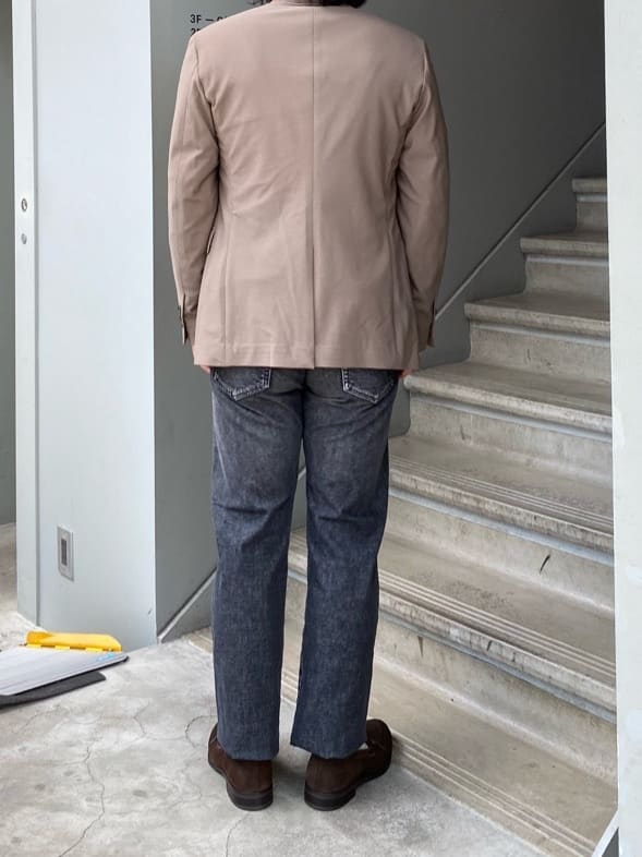 hazuさんの「TAKEO KIKUCHI｜【モンスターストレッチ】日本製 ウォッシュド デニムパンツ」を使ったコーディネート