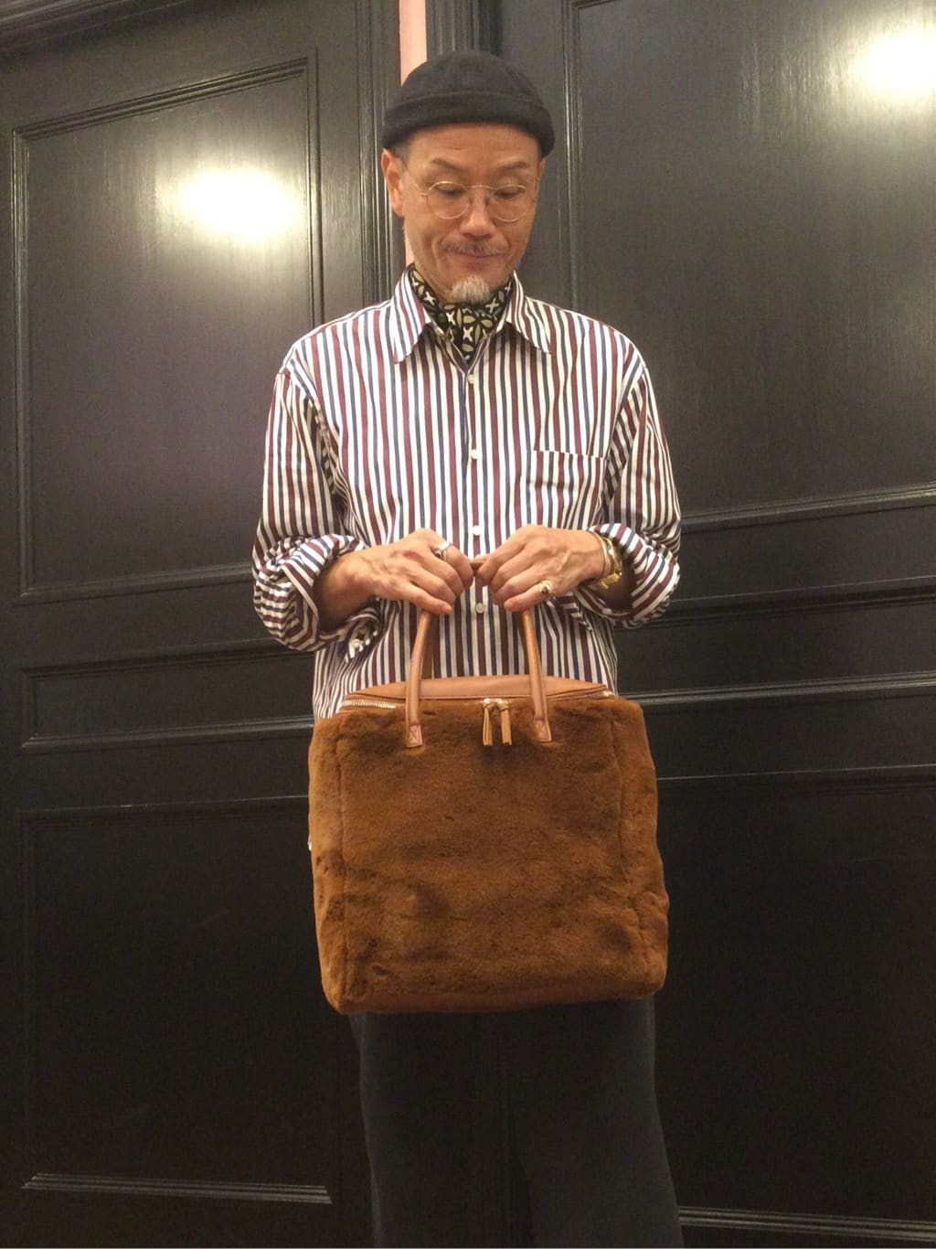 torigoeさんの「DRESSTERIOR｜オーバーラップサークルシルクスカーフ」を使ったコーディネート