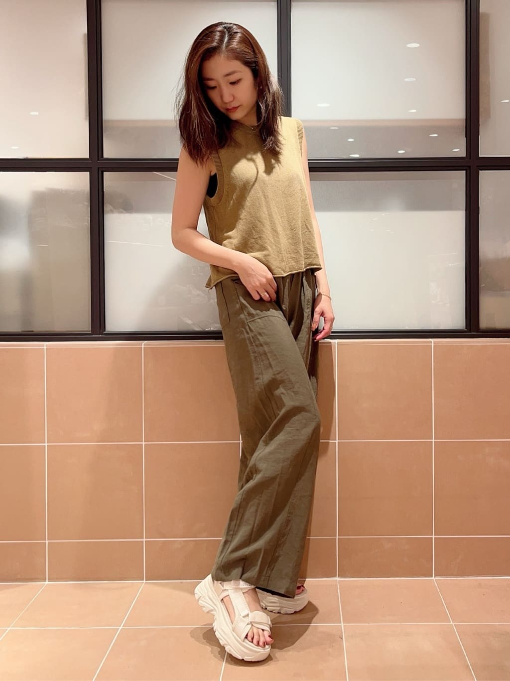 kaoriさんの「ESPERANZA｜厚底スポサン」を使ったコーディネート