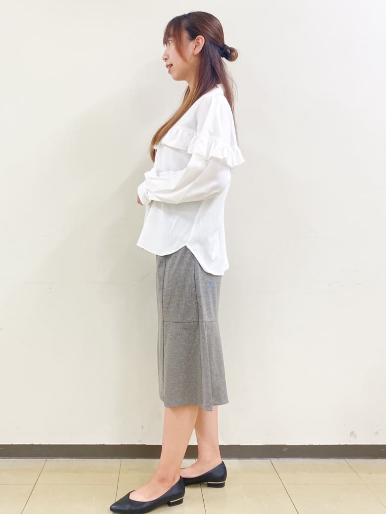 yurinaさんの「index｜《5色展開／S-LLサイズ》ストレッチマーメイドスカート／セットアップ対応【洗濯機洗い可／イージーケ」を使ったコーディネート