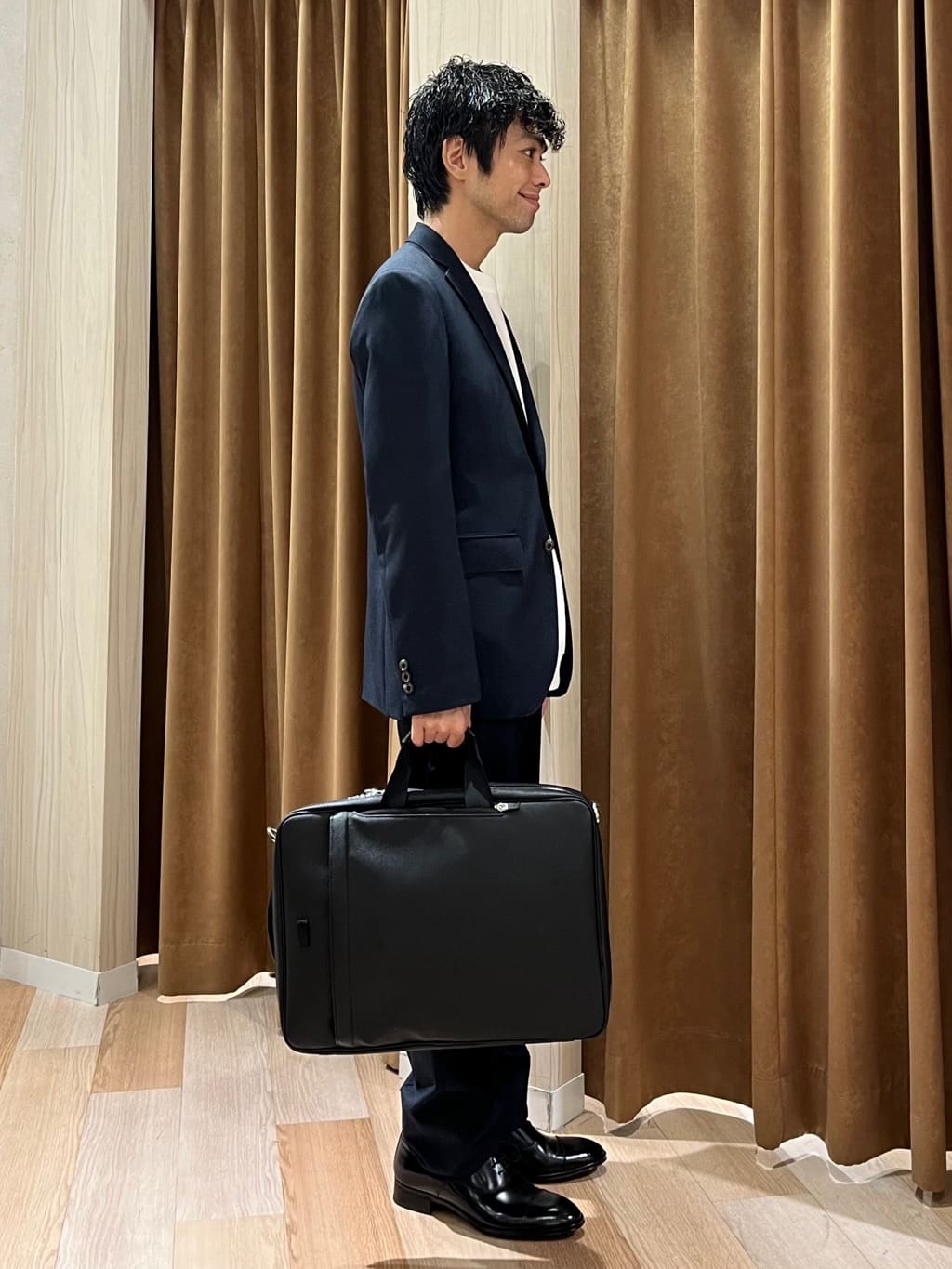 URAさんの「TAKEO KIKUCHI｜ストレートチップシューズ[ メンズ ビジネス シューズ 結婚式 ]」を使ったコーディネート