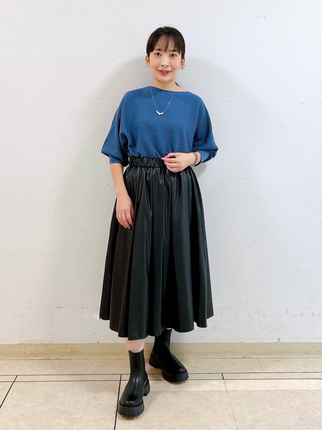 hattoriさんの「INDIVI｜【セレモニーにおすすめ！】パール調トップネックレス」を使ったコーディネート