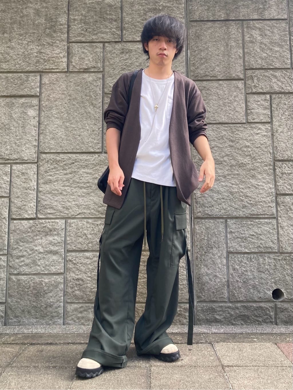 のりさんの「THE SHOP TK｜サフィアーノミニサコッシュ」を使ったコーディネート
