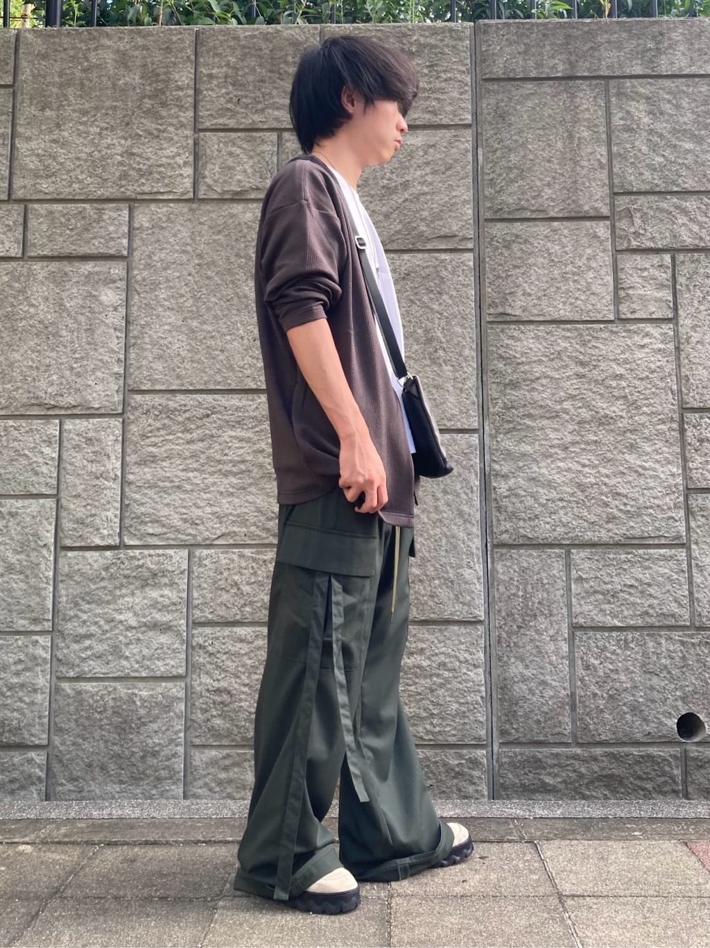 のりさんの「THE SHOP TK｜サフィアーノミニサコッシュ」を使ったコーディネート