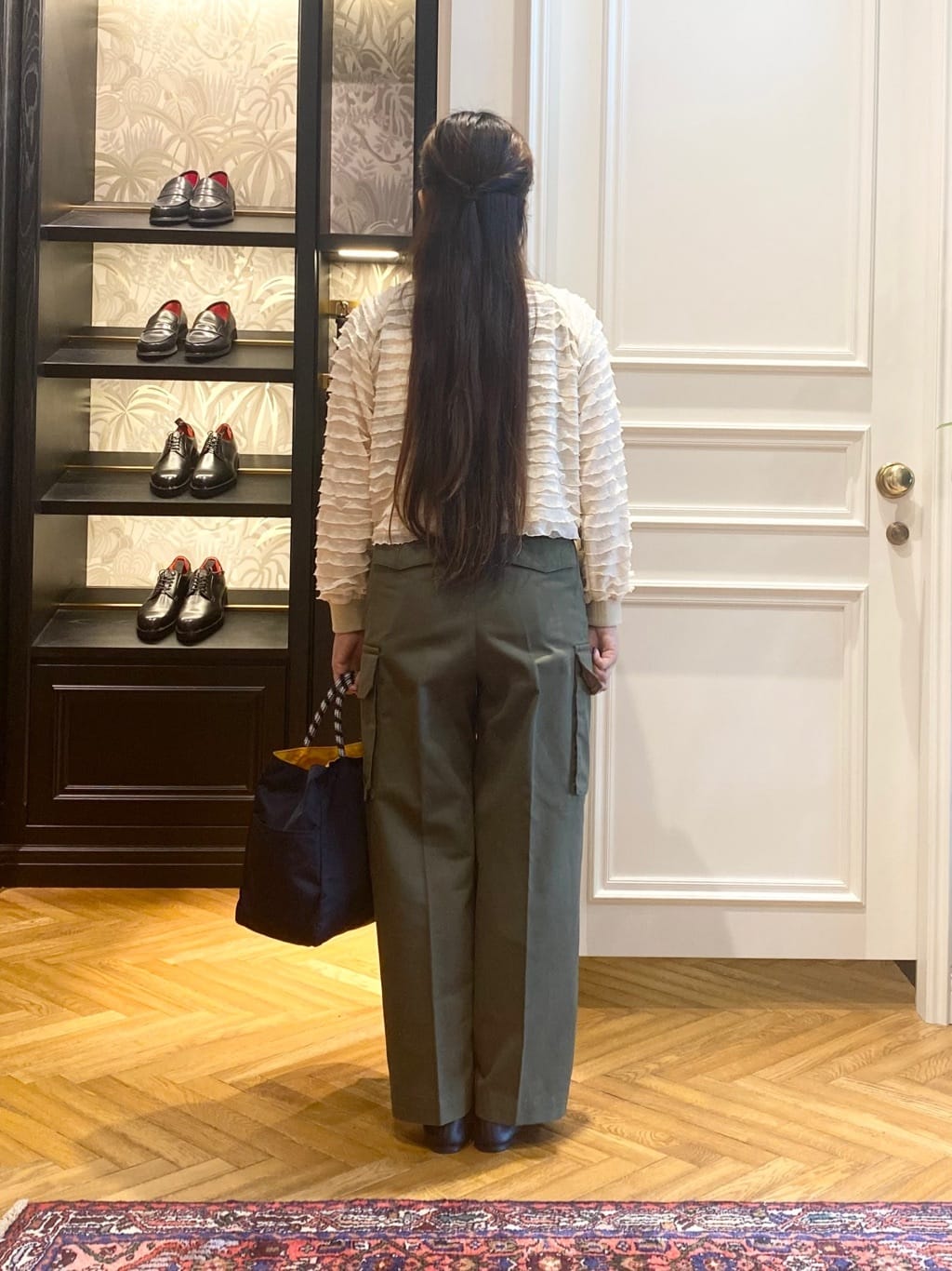 c.wさんの「DRESSTERIOR｜◆ソフトレザーバレエシューズ」を使ったコーディネート