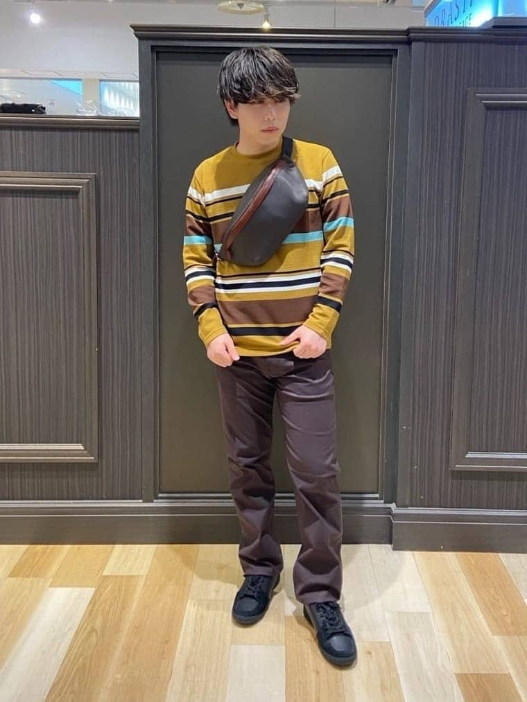たかぽんさんの「TAKEO KIKUCHI｜【Made in JAPAN】播州織 ストレッチ パンツ」を使ったコーディネート