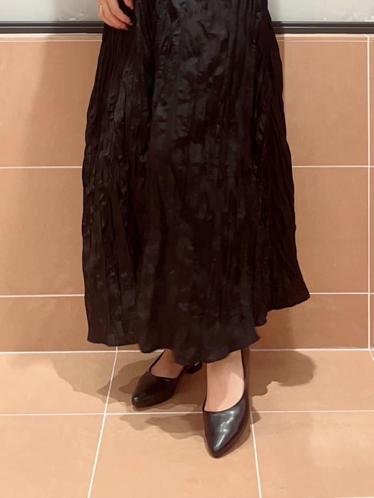 kaoriさんの「ESPERANZA｜《定番》晴雨兼用クッションフラットパンプス」を使ったコーディネート