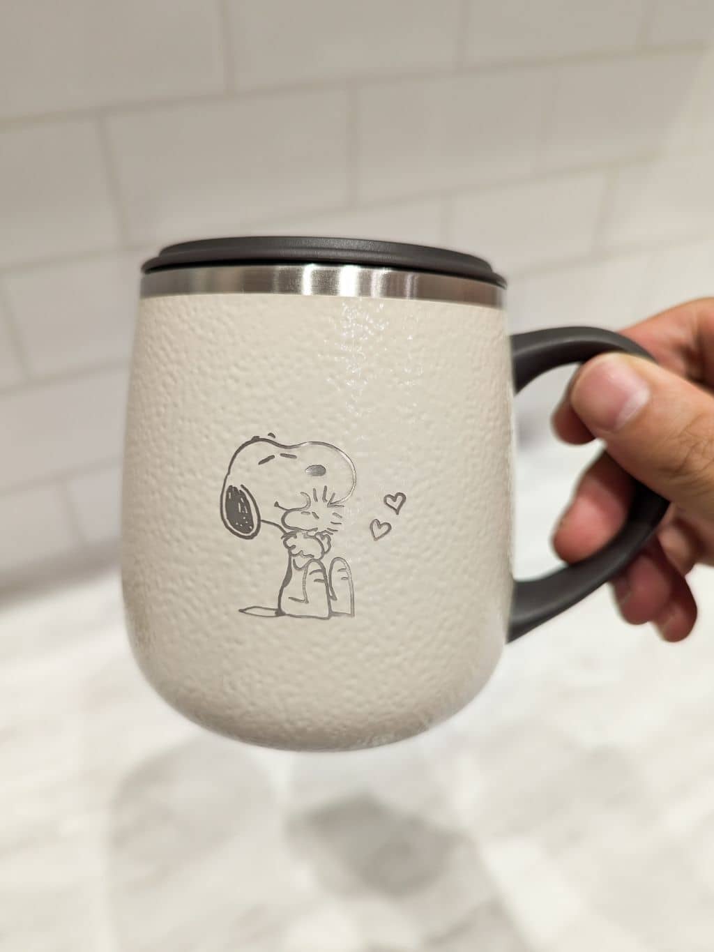シモさんの「212 KITCHEN STORE｜PEANUTS 蓋つきステンレスマグ Short ECUR ＜BRUNO ブルーノ＞」を使ったコーディネート