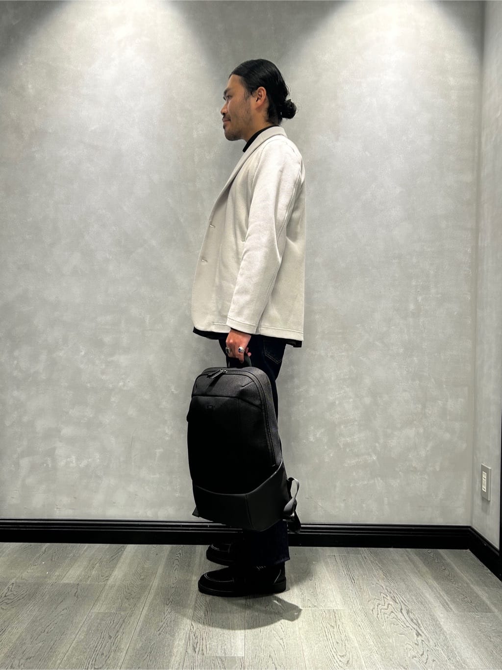 ☆さんの「TAKEO KIKUCHI｜【モンスターストレッチ】日本製 ワンウォッシュ デニムパンツ」を使ったコーディネート