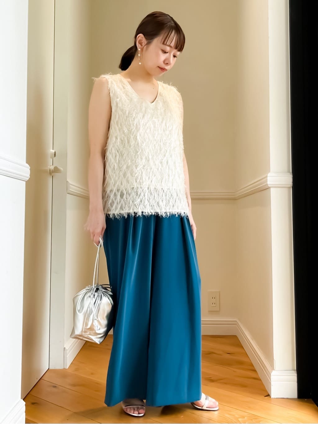 HOMMAさんの「DRESSTERIOR｜◆ソフトレザーバレエシューズ」を使ったコーディネート