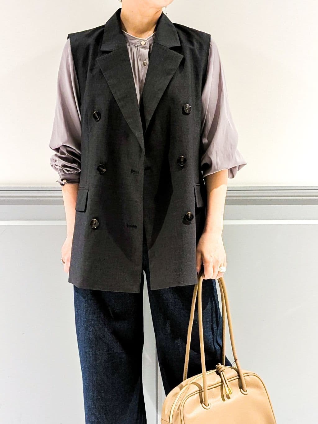 chieさんの「grove｜【SOMETHING&times;grove別注】LISAWIDE DENIM PANTS」を使ったコーディネート