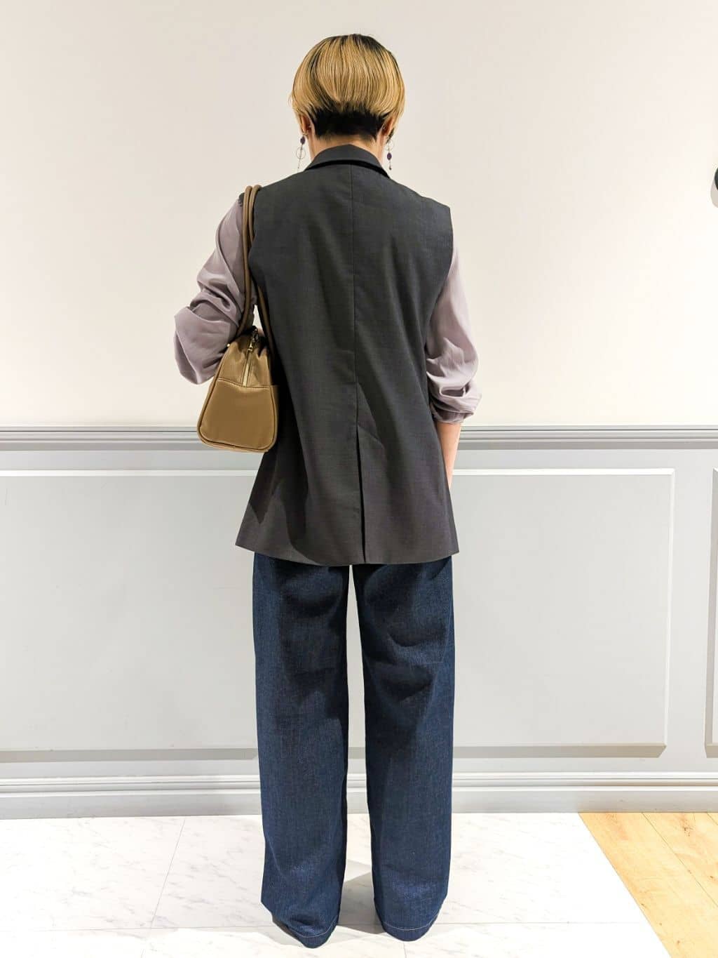 chieさんの「grove｜【SOMETHING&times;grove別注】LISAWIDE DENIM PANTS」を使ったコーディネート