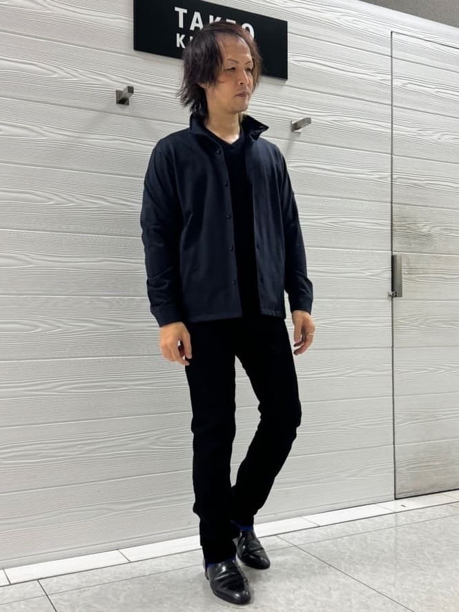 井出恭輔さんの「TAKEO KIKUCHI｜【Sサイズ～】ストレッチ デニム パンツ」を使ったコーディネート