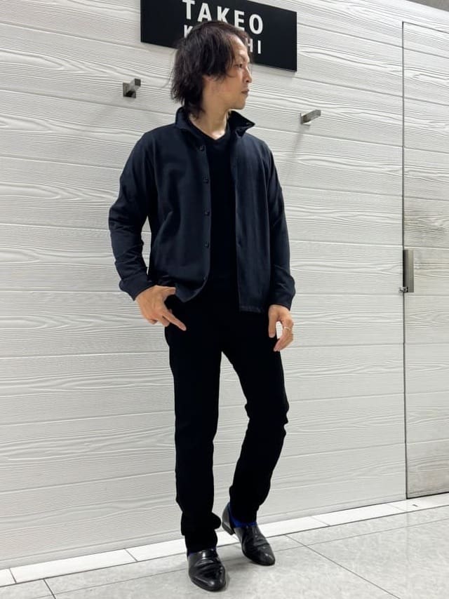 井出恭輔さんの「TAKEO KIKUCHI｜【Sサイズ～】ストレッチ デニム パンツ」を使ったコーディネート