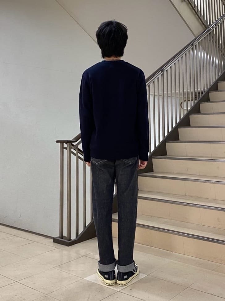 キムラさんの「TAKEO KIKUCHI｜【モンスターストレッチ】日本製 ウォッシュド デニムパンツ」を使ったコーディネート