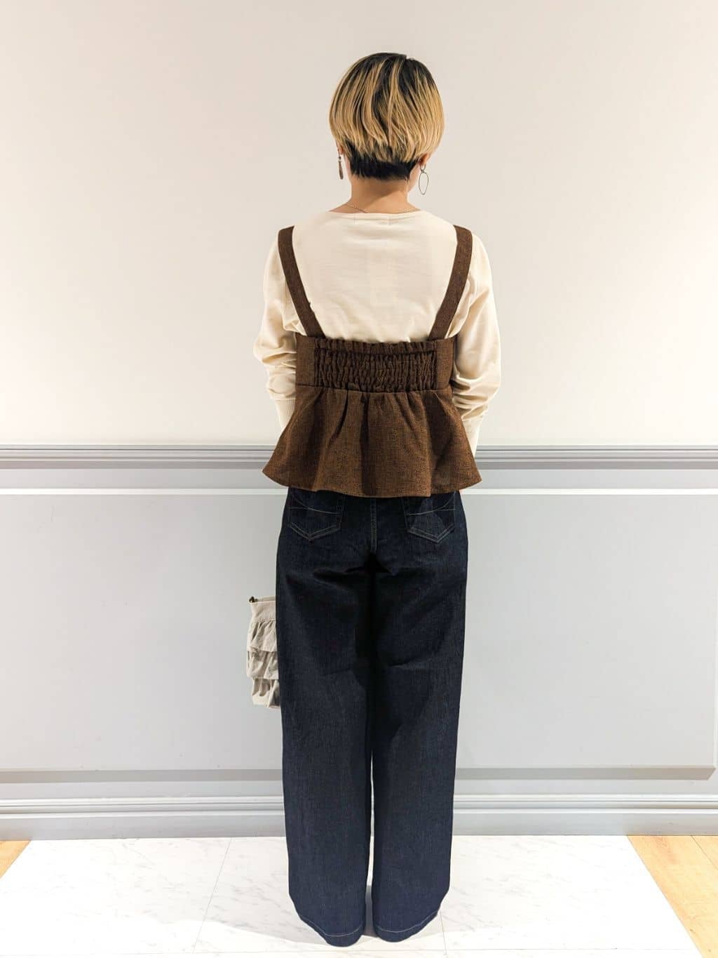 chieさんの「grove｜【SOMETHING&times;grove別注】LISAWIDE DENIM PANTS」を使ったコーディネート