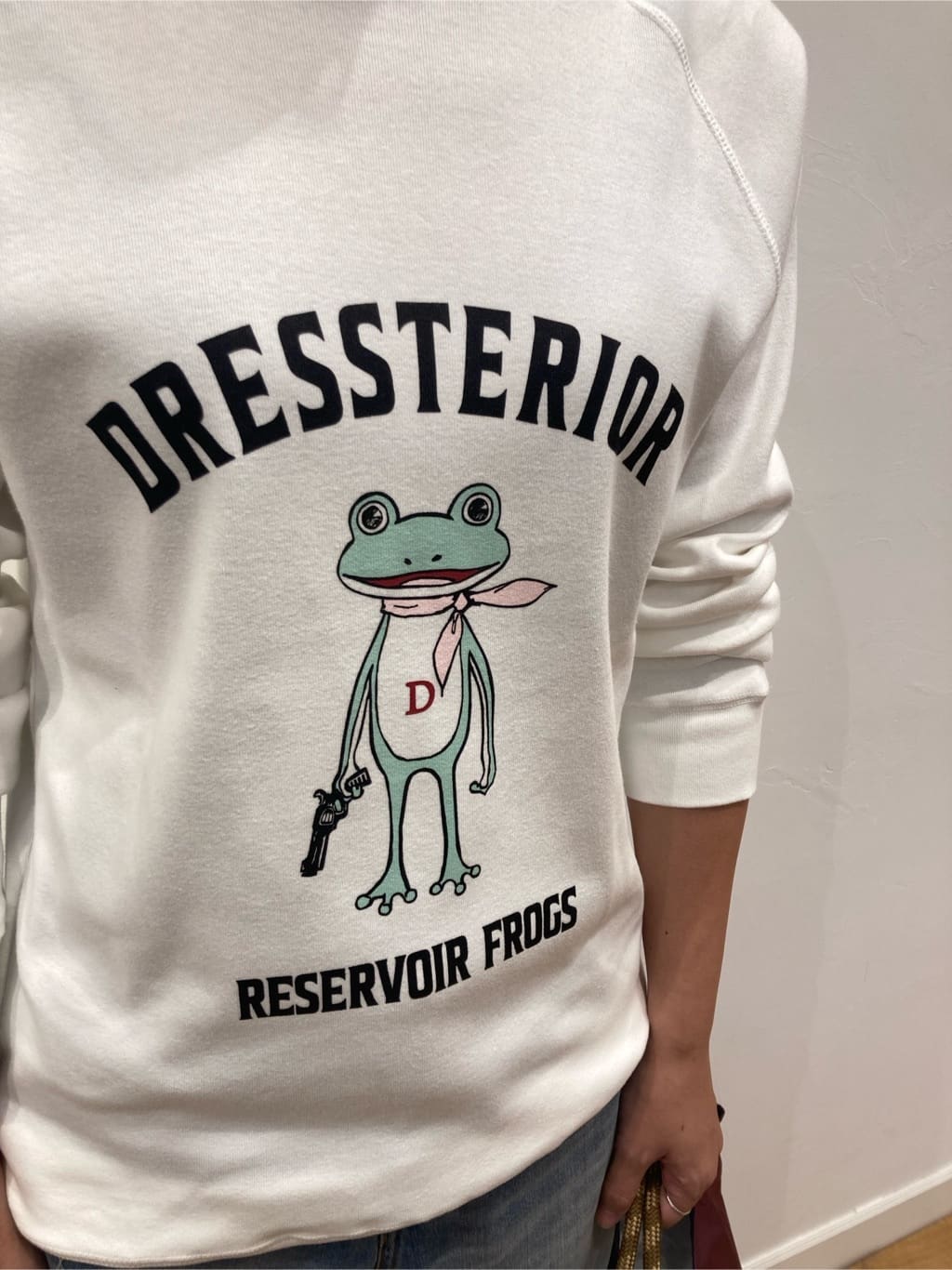 Harukaさんの「DRESSTERIOR｜ヴィンテージ加工ワイドデニムパンツ」を使ったコーディネート