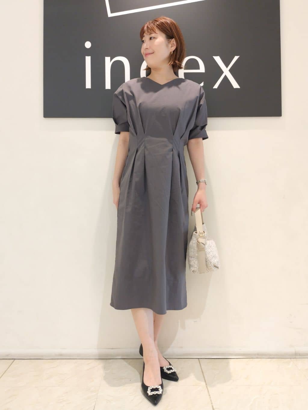 n.さんの「index｜《5色展開／XS-LLサイズ》ストレッチテーラードジャケット／セットアップ対応【イージーアイロン】」を使ったコーディネート