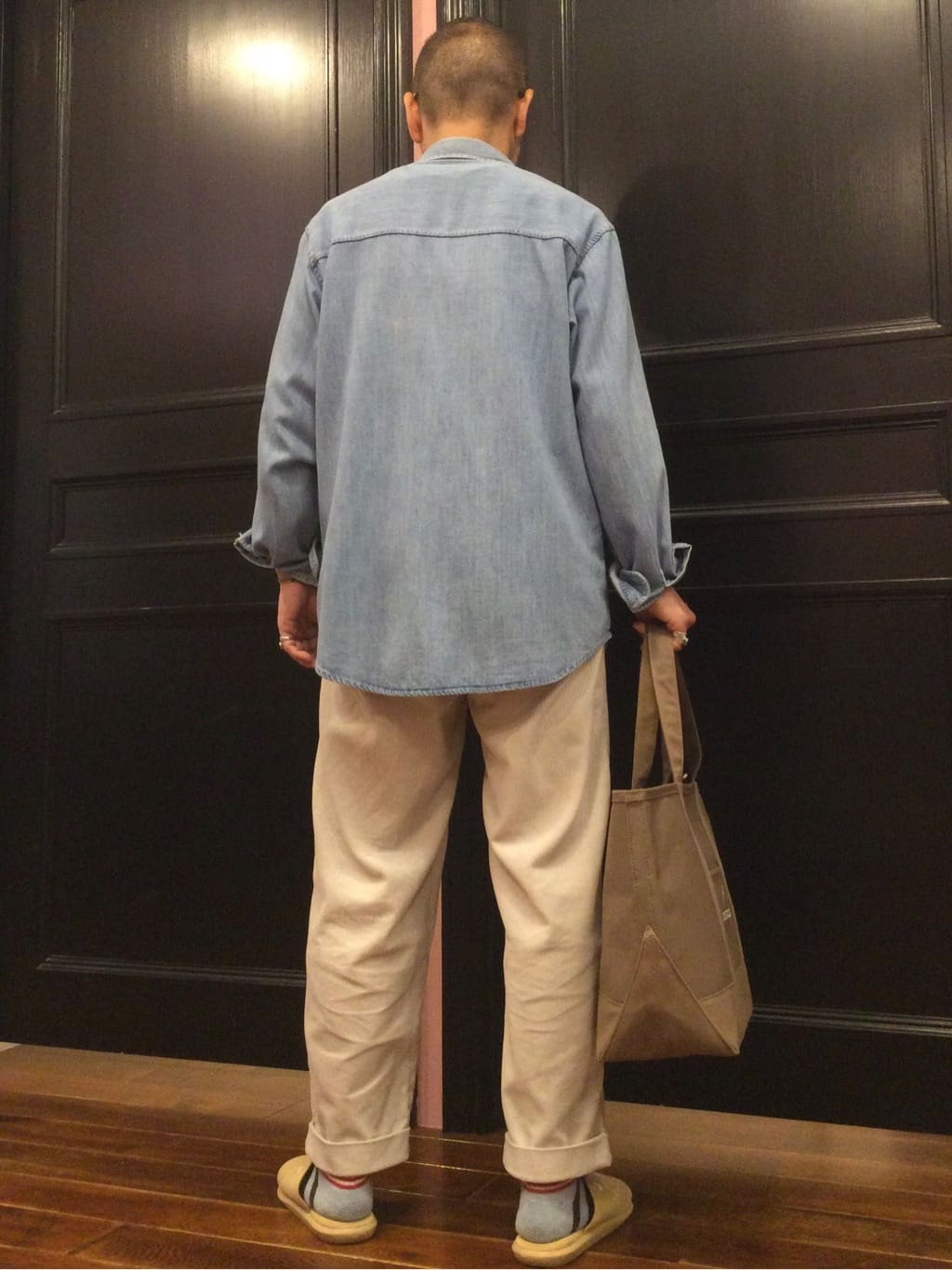 torigoeさんの「DRESSTERIOR｜ボーダーショートソックス」を使ったコーディネート