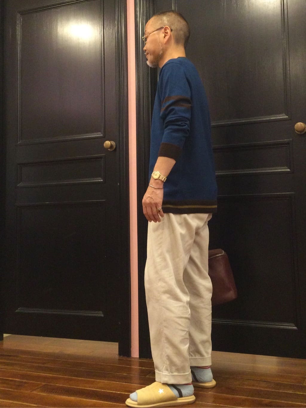 torigoeさんの「DRESSTERIOR｜ボーダーショートソックス」を使ったコーディネート