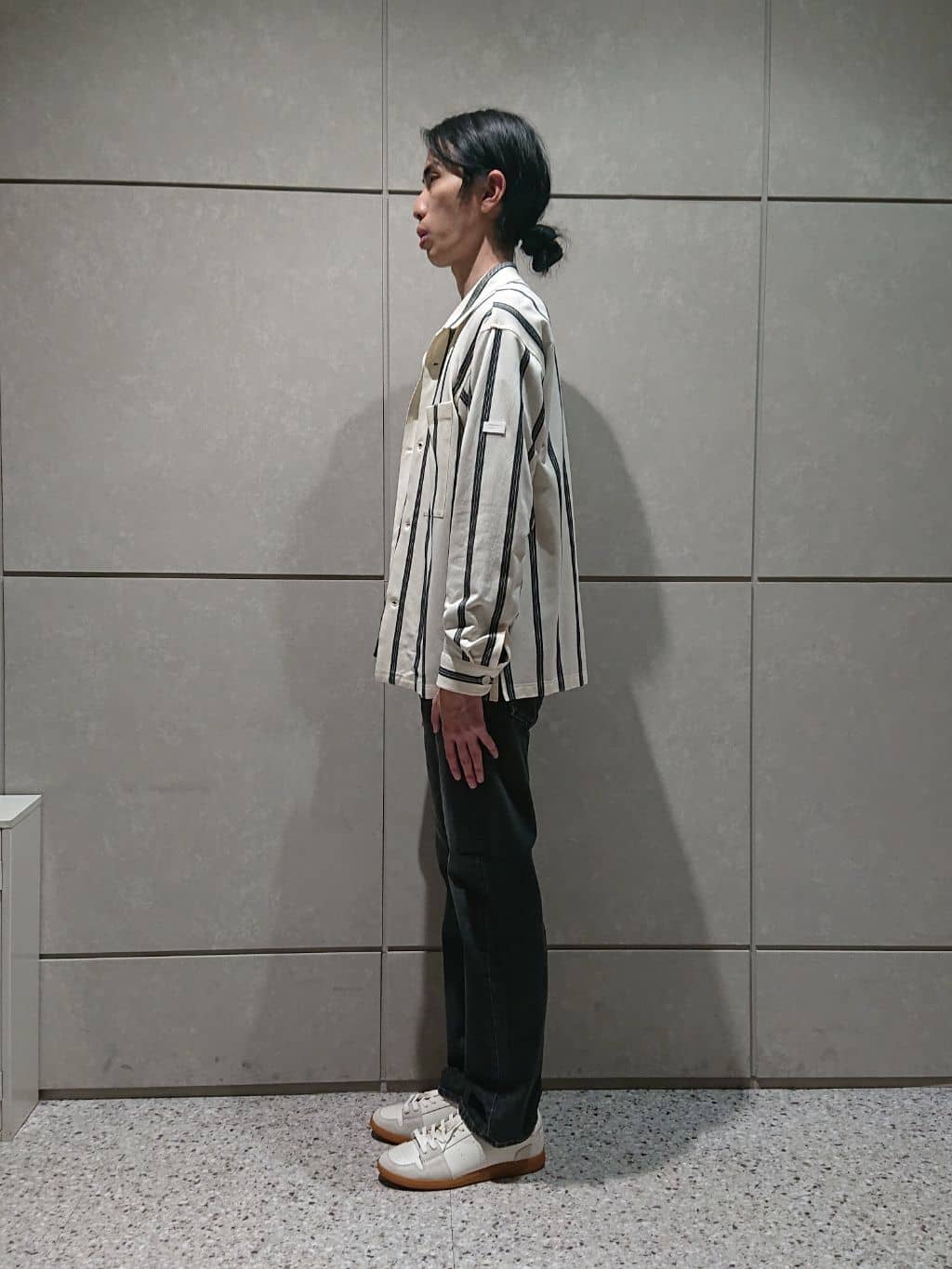 shunさんの「TAKEO KIKUCHI｜【モンスターストレッチ】日本製 ウォッシュド デニムパンツ」を使ったコーディネート
