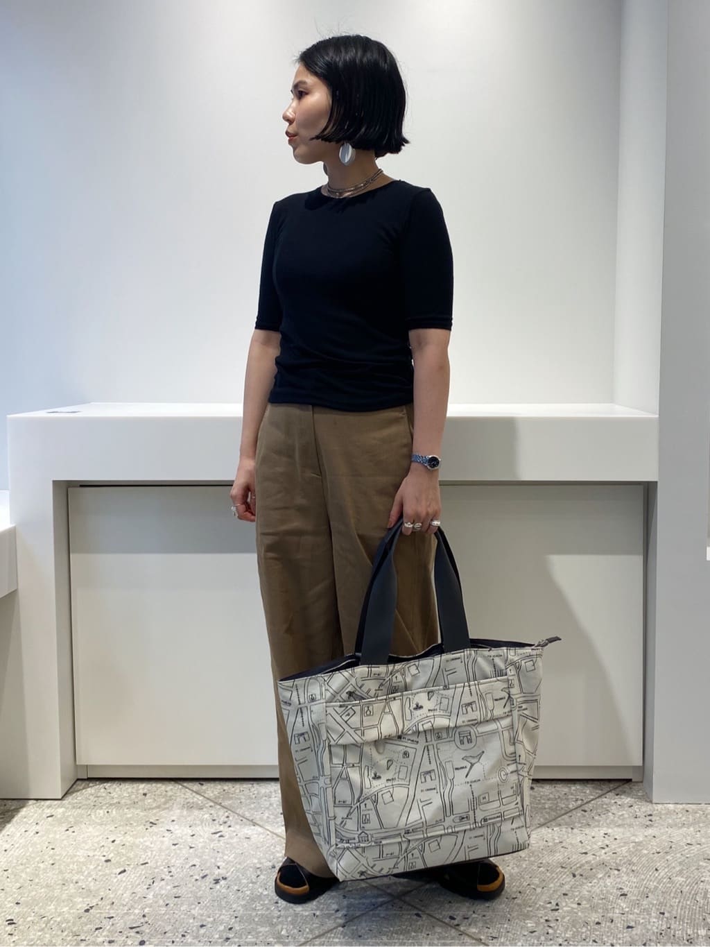 Uさんの「HIROKO HAYASHI｜COMODA（コモダ） ボストンバッグ」を使ったコーディネート
