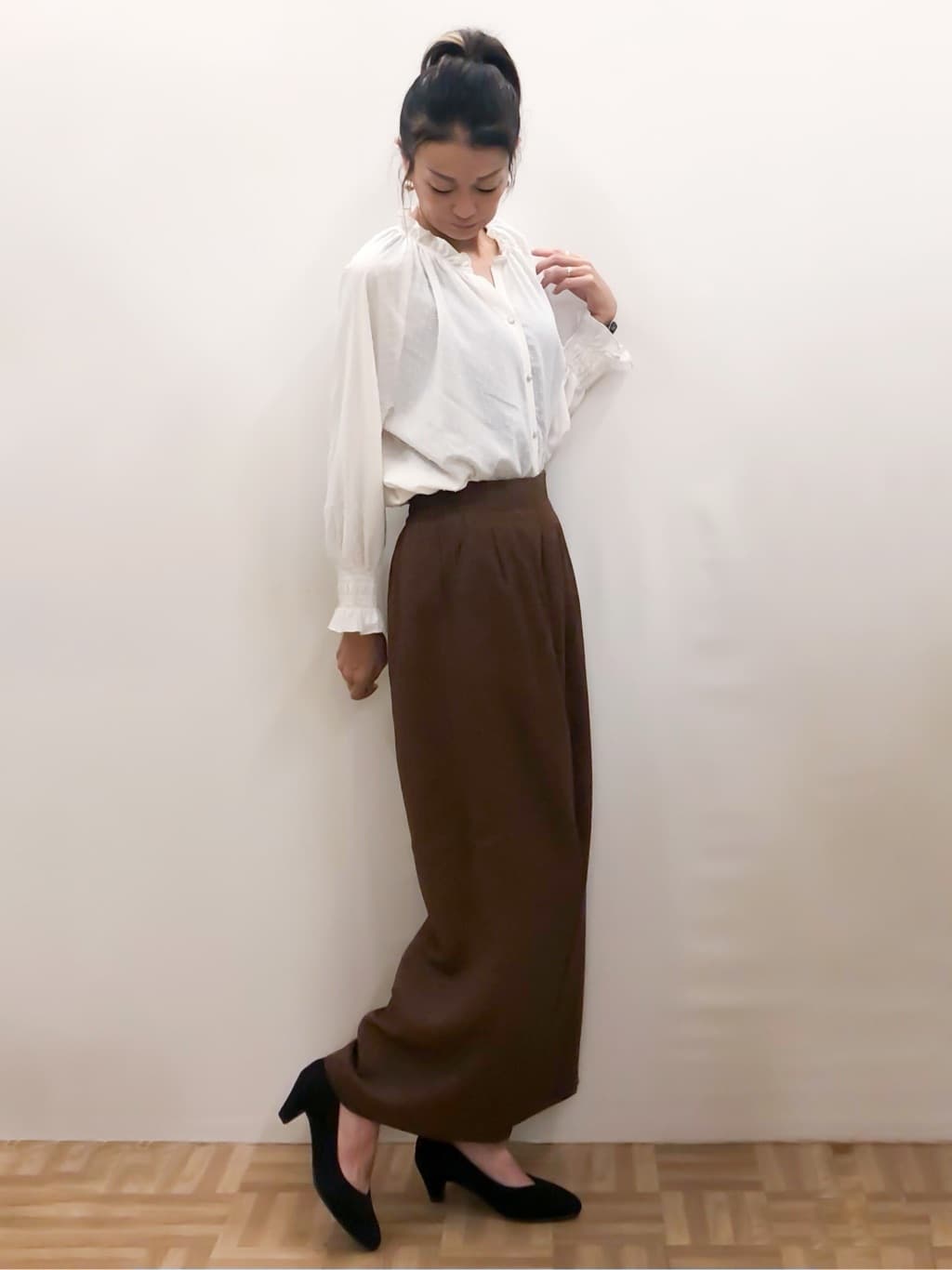 HATORIさんの「grove｜【人間工学】つつまれフィットパンプス【入卒対応可】」を使ったコーディネート