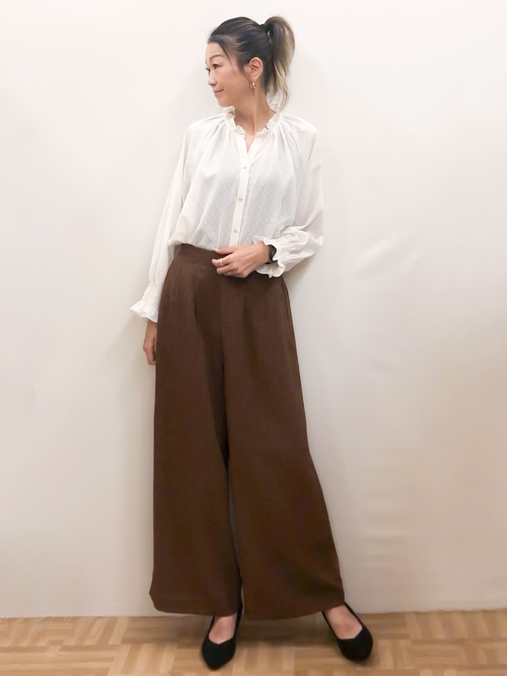 HATORIさんの「grove｜【人間工学】つつまれフィットパンプス【入卒対応可】」を使ったコーディネート