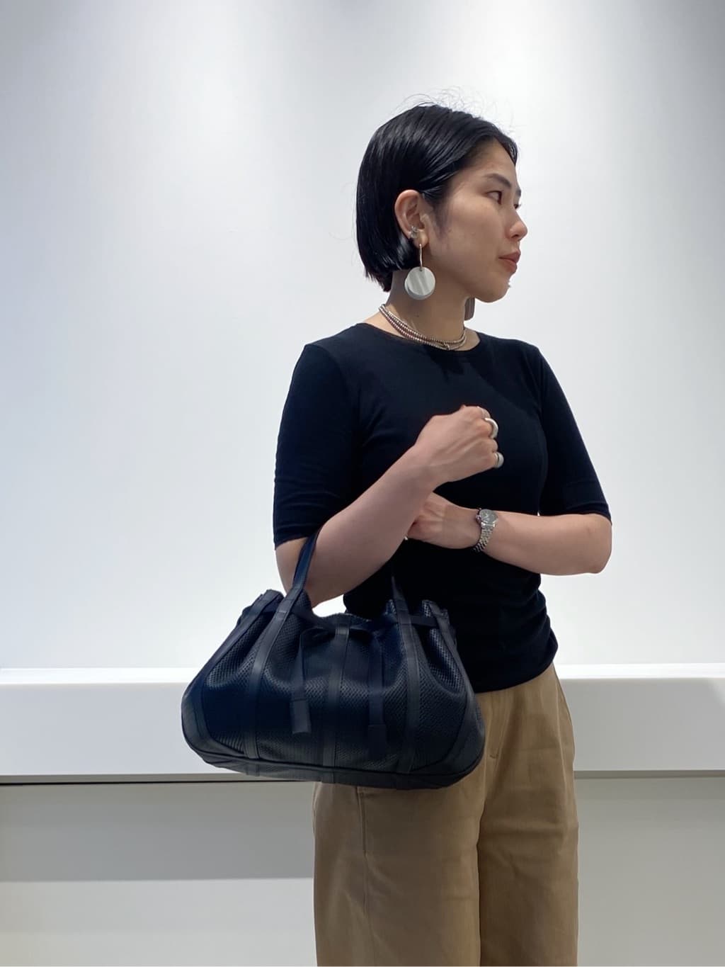 Uさんの「HIROKO HAYASHI｜PANIER（パニエ） ハンドバッグ」を使ったコーディネート