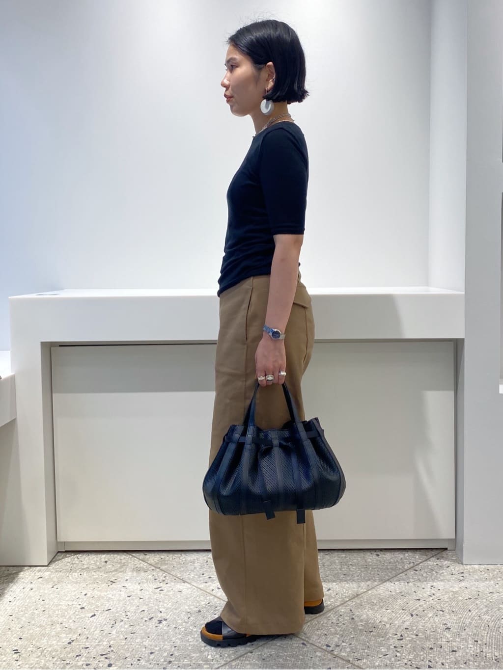 Uさんの「HIROKO HAYASHI｜PANIER（パニエ） ハンドバッグ」を使ったコーディネート