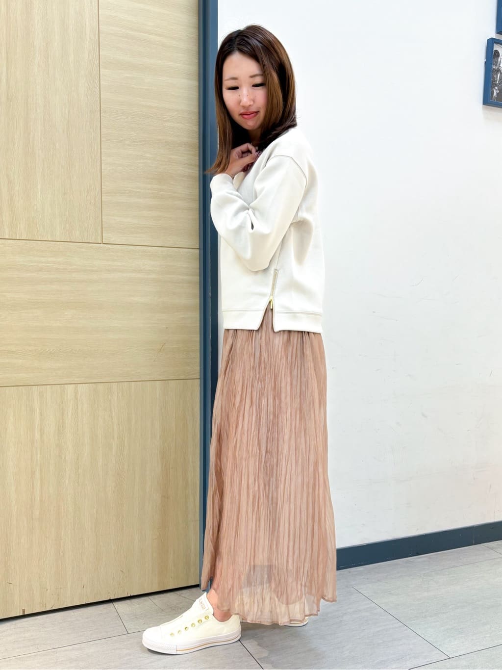 nanaさんの「grove｜【Lee別注】スクエアショルダー」を使ったコーディネート